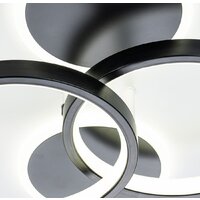 Припотолочная люстра Escada 10235/4LED Round (черный/белый)