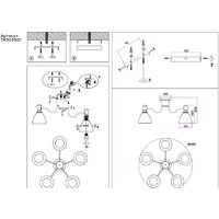 Люстра средней высоты Ambrella light TR TR303307