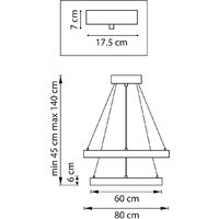 Подвесная люстра Lightstar Saturno 748123