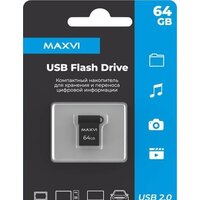 USB Flash Maxvi MM 64GB (темно-серый)