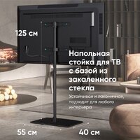 Стойка для телевизора Onkron TS5065 (черный)