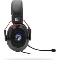 Наушники Оклик HS-L305G (черный/красный)