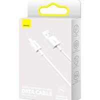 Кабель Baseus CAMYS-A02 USB Type-A - microUSB (2 м, белый)