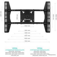 Кронштейн для информационной панели Onkron CPRO2L-4 (черный)