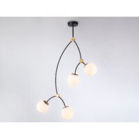 Подвесная люстра Ambrella light Traditional TR2575/4 BK/SB