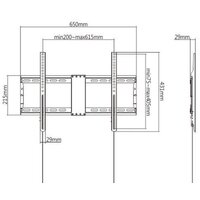 Кронштейн для телевизора Gembird WM-80F-01