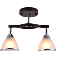 Люстра средней высоты Ambrella light TR3111/2 DCF/CH (темный кофе/хром)