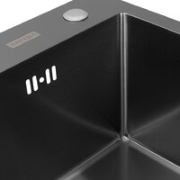 Кухонная мойка ARFEKA ECO AR мойка 600*500, коландер F, дозатор BLACK