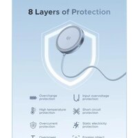 Беспроводное зарядное Ugreen W753 55959 (голубой)