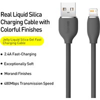 Кабель Baseus Jelly Liquid Silica Gel USB Type-A - Lightning (1.2 м, черный)