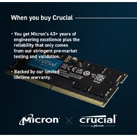 Оперативная память Crucial 16ГБ DDR5 SODIMM 4800МГц CB16GS4800