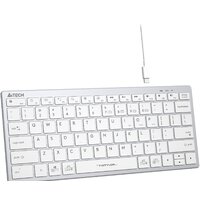 Клавиатура A4Tech Fstyler FBX51C (серебристый/белый)