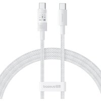 Кабель Baseus Gem Fast-Charging Data Cable 100W USB Type-C - USB Type-C (2 м, белый)