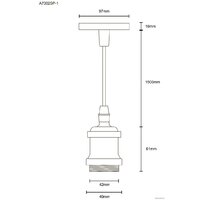 Светильник Arte Lamp Electra A7002SP-1CC