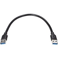Кабель Telecom TUS715-0.3M USB Type-A - USB Type-A (0.3 м, черный)