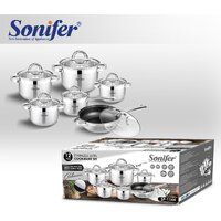Набор кастрюль Sonifer SF-1144 (12пр)