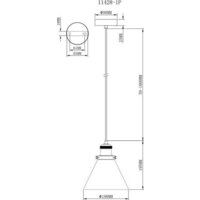 Подвесная люстра Moderli Single V11428-1P
