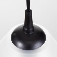Припотолочная люстра BayerLux Конус 9175856 (черный/прозрачный)