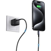 Кабель Usams US-SJ678 USB Type-C - USB Type-C (0.25 м, черный)