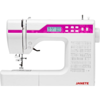 Электромеханическая швейная машина Janete 2600A (розовый)