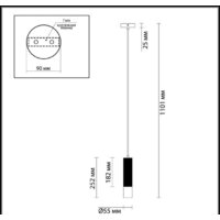 Подвесная люстра Odeon Light Corse 3876/1L