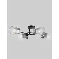 Припотолочная люстра Aitin Pro НПБ 02-4x60-101 96297/4 (черный/хром)