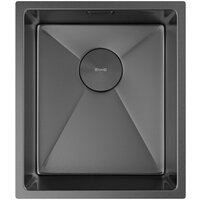Кухонная мойка ZorG Zerox 38 U / IF PVD Gunblack