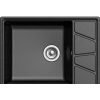 Кухонная мойка GranFest GF-V-680L (черный)