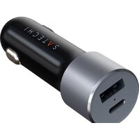 Автомобильное зарядное Satechi 72W Type-C PD Car Charger (серый космос)