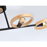 Люстра средней высоты Ambrella light Traditional TR8248/4 BK/LWD