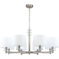 Подвесная люстра Escada Novella 641/8PL E14*60W Satin nickel