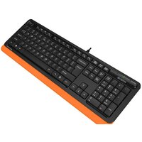 Клавиатура A4Tech Fstyler FK10 (черный/оранжевый)