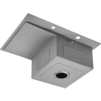 Кухонная мойка Saniteco 6550-L (с сифоном, дозатором и коландером)