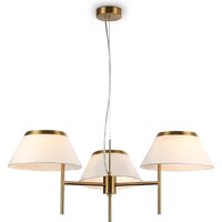 Подвесная люстра Ambrella LH72471/3 BS/WH (латунь/белый)