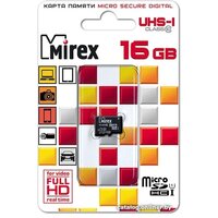 Карта памяти Mirex 13612-MCSUHS16 microSDHC 16GB