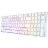 Клавиатура Royal Kludge RK100 RGB (белый, RK Red)