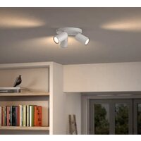 Припотолочная люстра Philips Pongee Plate/Spiral White 3xNW 230V 915005531101