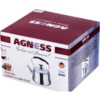 Чайник со свистком Agness 909-603