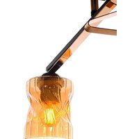 Люстра средней высоты Aitin Pro НПБ 02-2x60-101 A4056/2 (черный/золото)