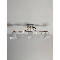 Люстра средней высоты Mirastyle MX11077/3 BKWH+FGD