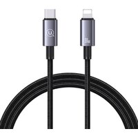 Кабель Usams US-SJ662 USB Type-C - Lightning (1.2 м, черный)