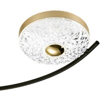 Припотолочная люстра Escada 10208/8LED (черный/золото)