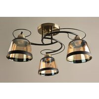 Люстра средней высоты Mirastyle BL-7605/3 AB+BK