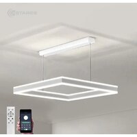 Линейный светильник Estares Stella 100WS-APP-500x500x1200-WHITE/WHITE-220-IP20