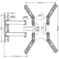 Кронштейн для телевизора MasterKron PLA17-443