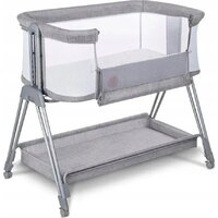 Приставная детская кроватка Lionelo Luna (grey concrete)