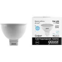 Светодиодная лампочка Gauss Elementary MR16 GU5.3 7W 6500K 13537