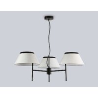 Подвесная люстра Ambrella LH72451/3 BK/WH (черный/белый)