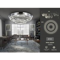 Люстра средней высоты Ambrella light TR TR5029