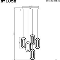 Подвесная люстра ST Luce SL6506.203.05